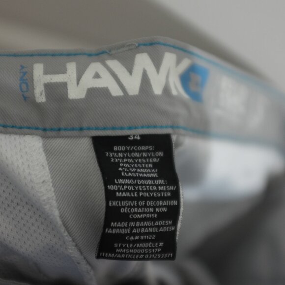 Tony hawk grey reflex stretch shorts size 34 - Picture 5 of 6